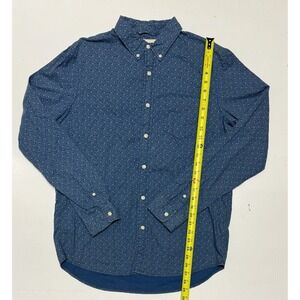 Denim & Supply Ralph Lauren Mens Blue‎ Paisley Button Down Shirt L